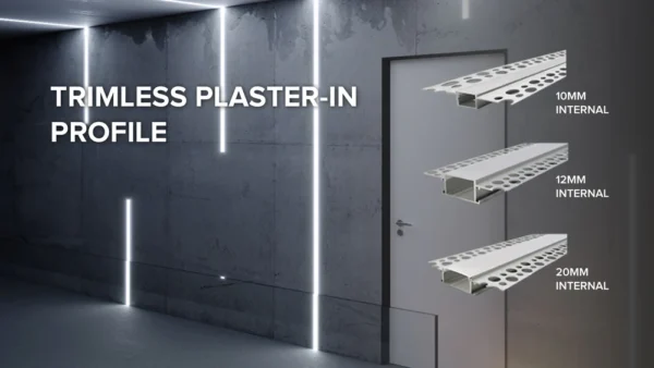 Trimless LED Aluminium Profile