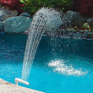 Swimming pool and fountain