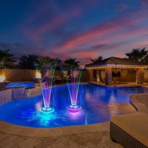 Swimming pool and fountain