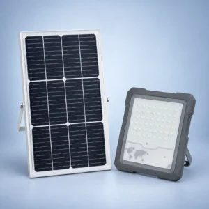 SSL-50 All-in-One Solar Street Light with 6V 15W solar panel, 3.2V 20Ah lithium battery, IP65 protection and 3 to 4 metre mounting height